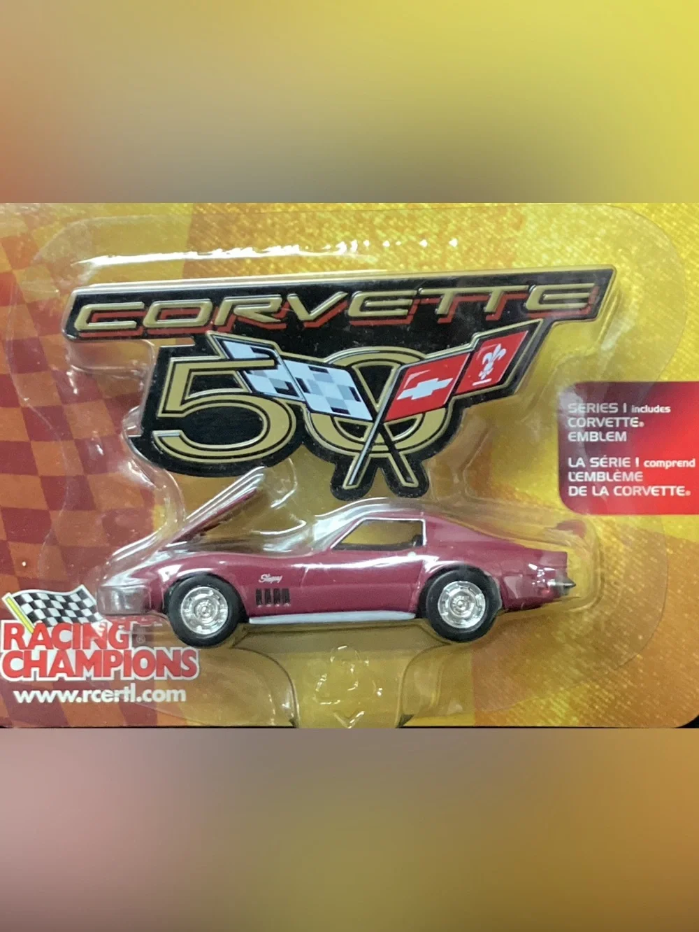 1969 Corvette L88 Die-Cast Car 1:64 Scale - Red